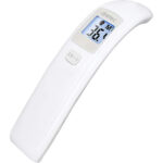 dretec(ドリテック) 体温計 非接触 電子 測定 検温時間1秒 赤ちゃん ベビー ホワイト
